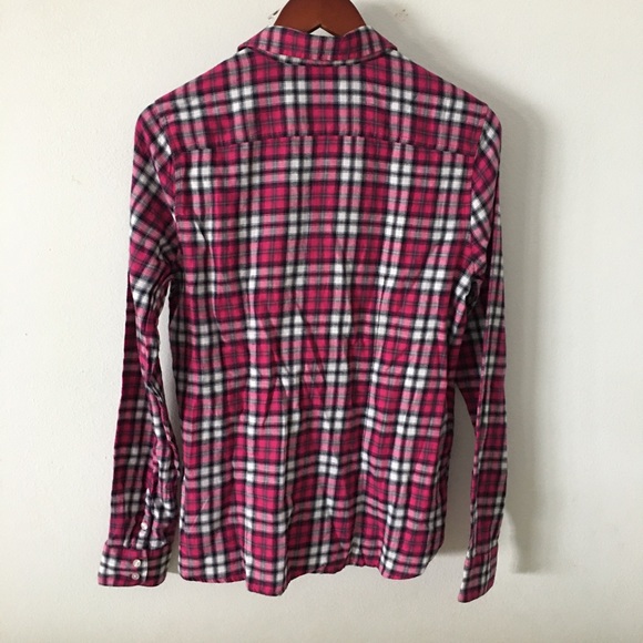 AE Plaid Button Up Shirt Sz M - Picture 7 of 7